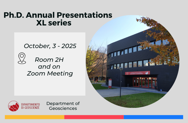 Collegamento a Ph.D. Course in Geosciences - Discussione progetti di dottorato XL Ciclo - 3 Ottobre 2025