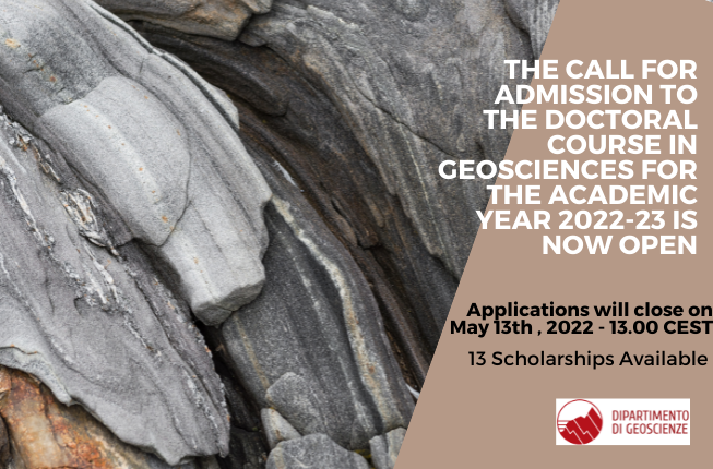 Collegamento a The call for admission to the Doctoral Course in Geosciences is now open